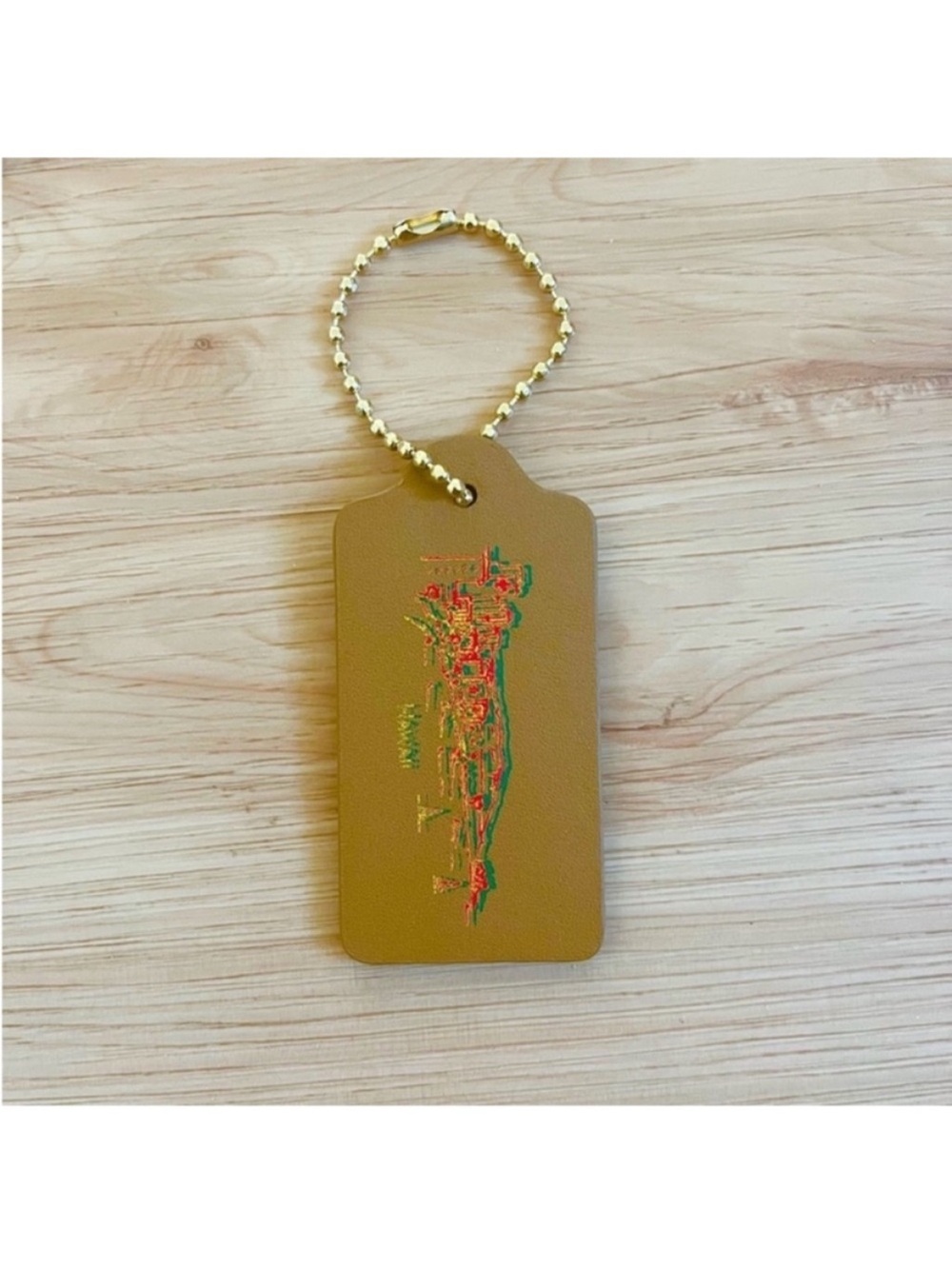 COACH Limited Edition Bag
Charm Logo Gold Chain
Hawaii Stamp Large Size